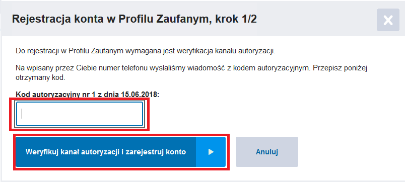rejestracja profilu zaufanego